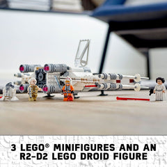 LEGO Star Wars X-wing retractable landing gear enhances authenticity during play.