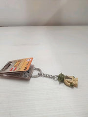 LEGO Star Wars Yoda keychain back view with chain attachment