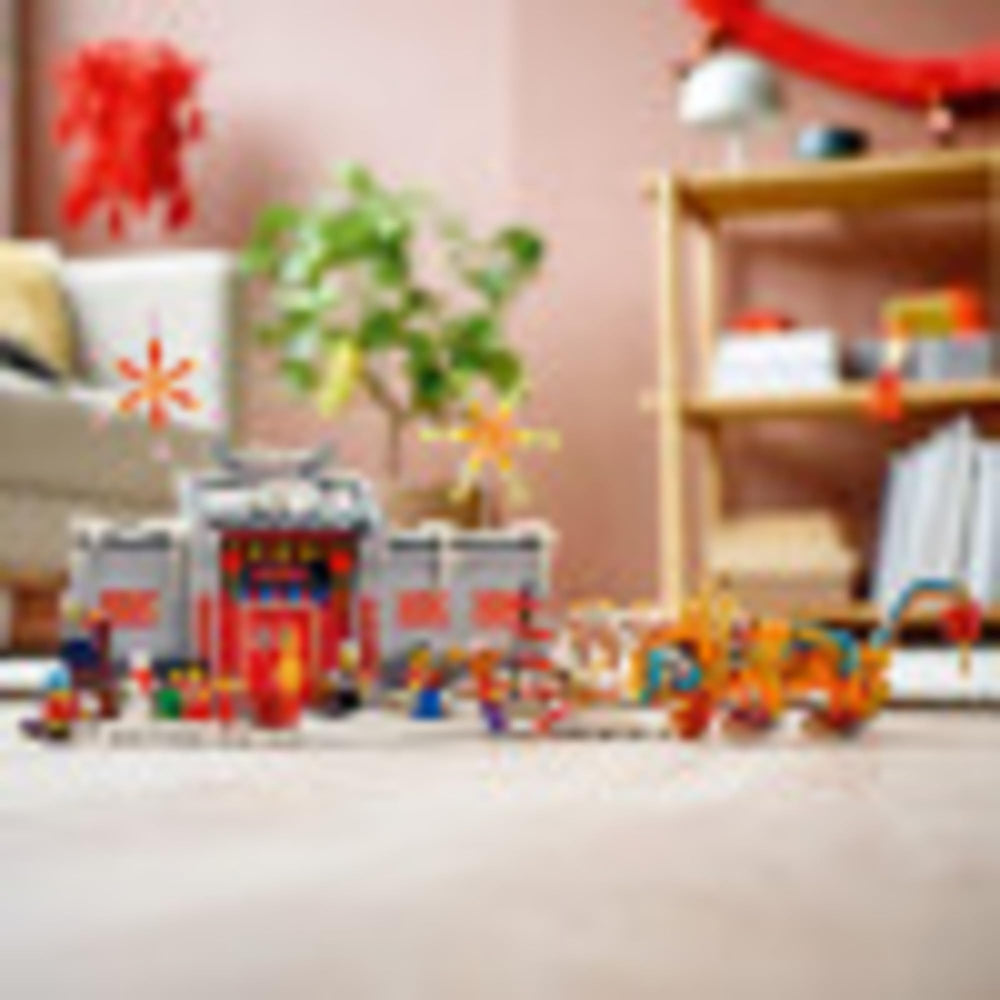LEGO Story of Nian 80106 centerpiece display for festive table décor inspiration