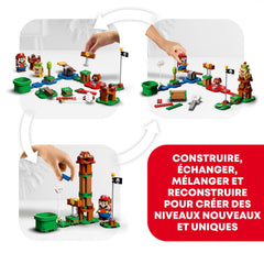 LEGO Super Mario Adventures app interface offers enhanced play ideas