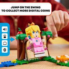 LEGO Super Mario Adventures Flying Question Block rewards exploration.