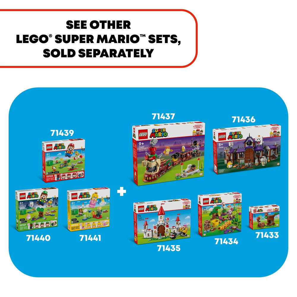 LEGO Super Mario Goal Pole marks progression and end-point for adventures.