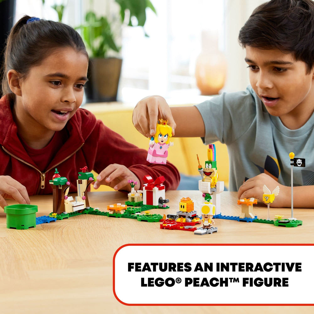 LEGO Super Mario Adventures Lava Bubble launcher for exciting challenges.