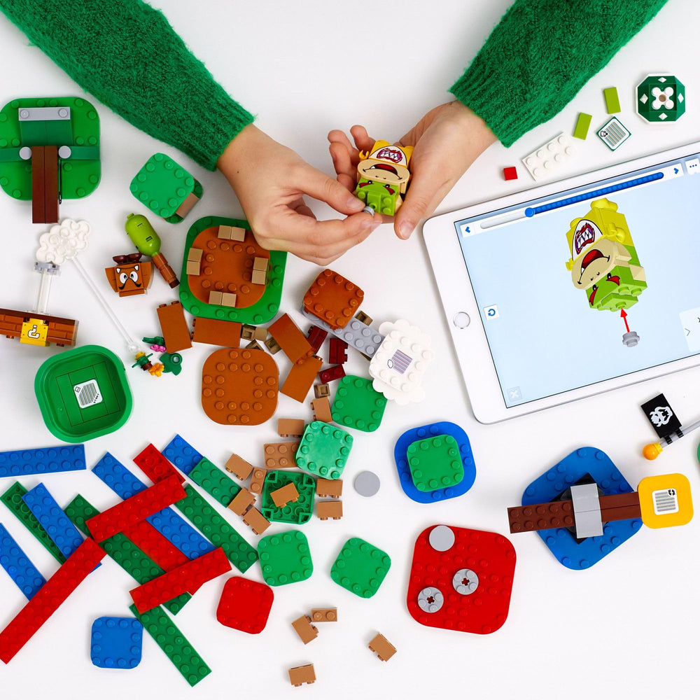 LEGO Super Mario Adventures with Mario Starter Course Bowser Jr figure introduces boss-style challenges
