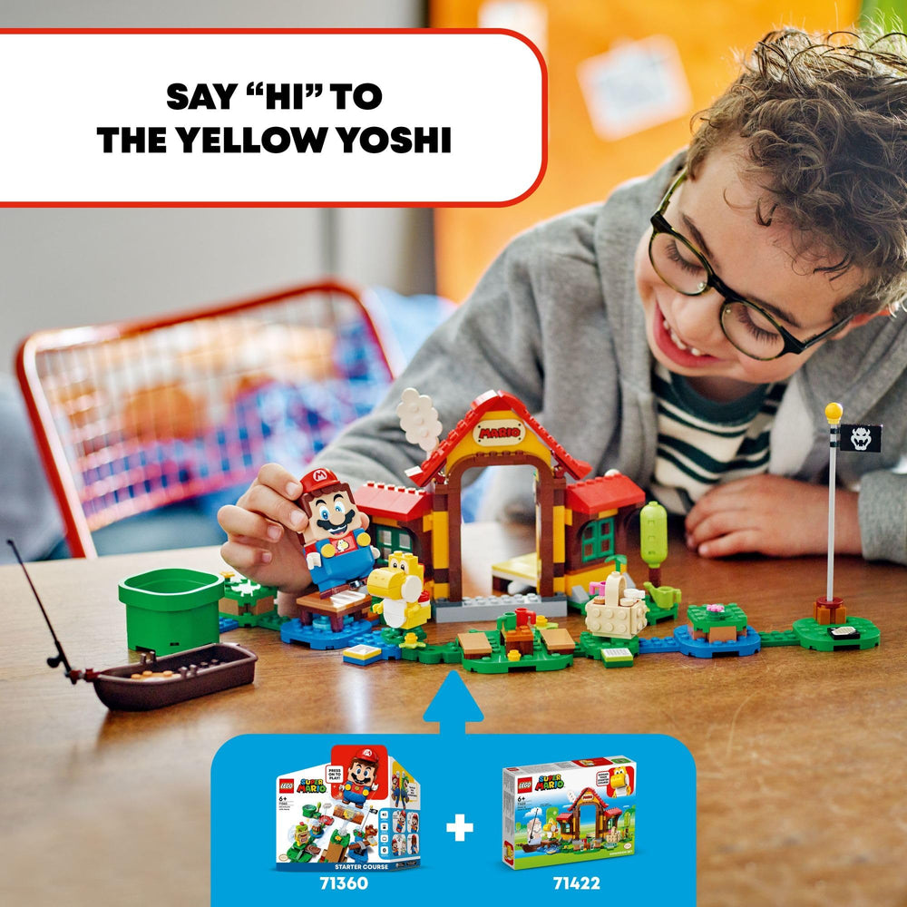 LEGO Super Mario Bed and Picnic Snack image: cozy storytelling and snack-time role play