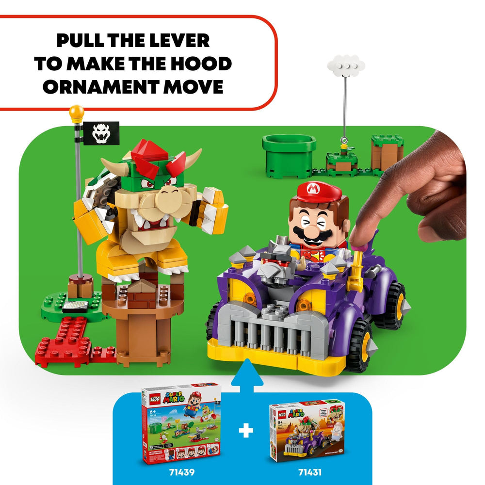 Bombs from Bowser's trunk for dynamic play moments.