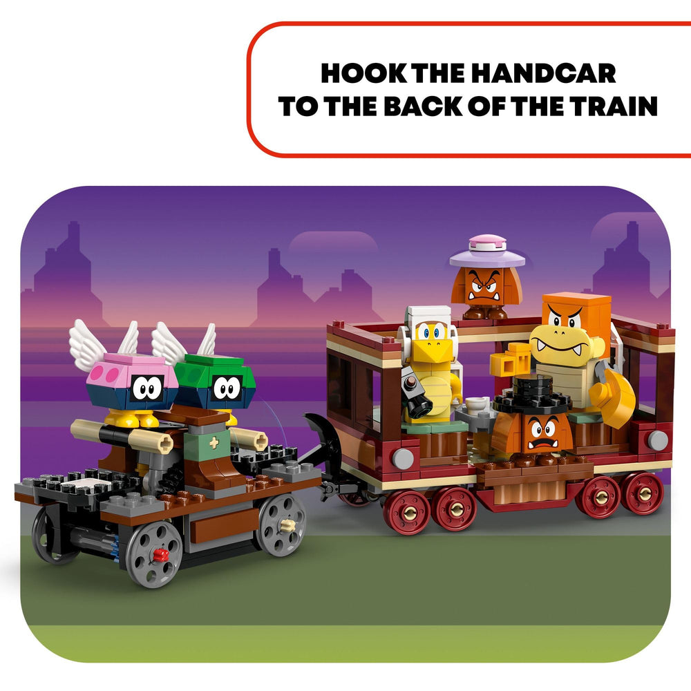 LEGO Super Mario Bowser Express cannon wagon with shooter for exciting battles