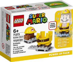 LEGO Super Mario Builder Mario Power-Up Pack 71373 front view for dynamic play.