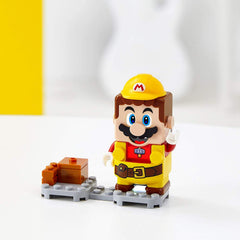 LEGO Super Mario Builder Mario Power-Up Pack 71373 packaging details and setup.