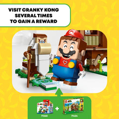 LEGO Super Mario Donkey Kong Tree House hammock scene for cozy breaks