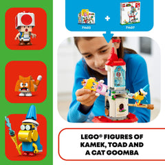 LEGO Super Mario Kamek figure enhances castle level storytelling