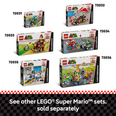 LEGO Super Mario set dimensions compact build for shelf display