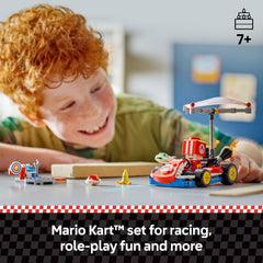 LEGO Super Mario Kart Standard Detachable Super Glider enables dynamic aerial action.
