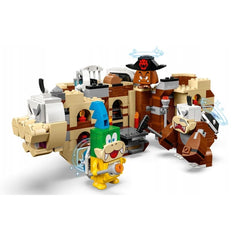 LEGO Super Mario Larry and Morton airships side view for display-ready setup.