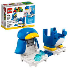 LEGO Super Mario Penguin Power-Up Pack 71384 front view with penguin suit for extra coins