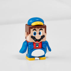 LEGO Super Mario Penguin Power-Up Pack 71384 suit detail close-up highlighting belly-sled mode