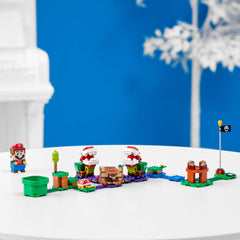 LEGO Super Mario Piranha Plant Puzzling Challenge expansion instructions plus app tips boost creativity