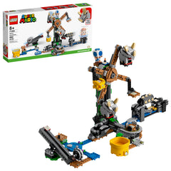 LEGO Super Mario Reznor Knockdown Set with rotating platforms for dynamic action.