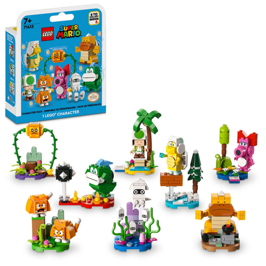 LEGO Super Mario Birdo figure with Action Tag for interactive play and display