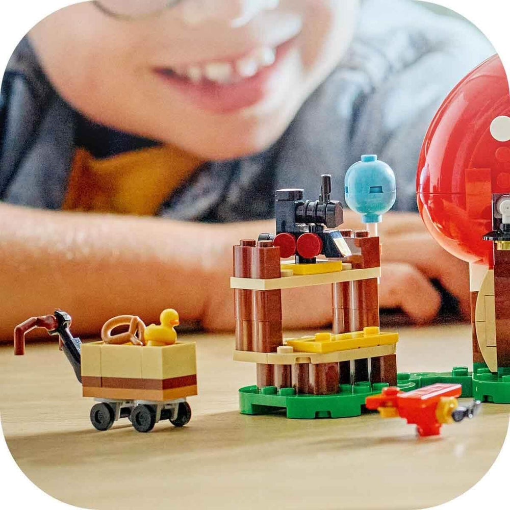 Lego Super Mario supermarket cart for role-play shopping.