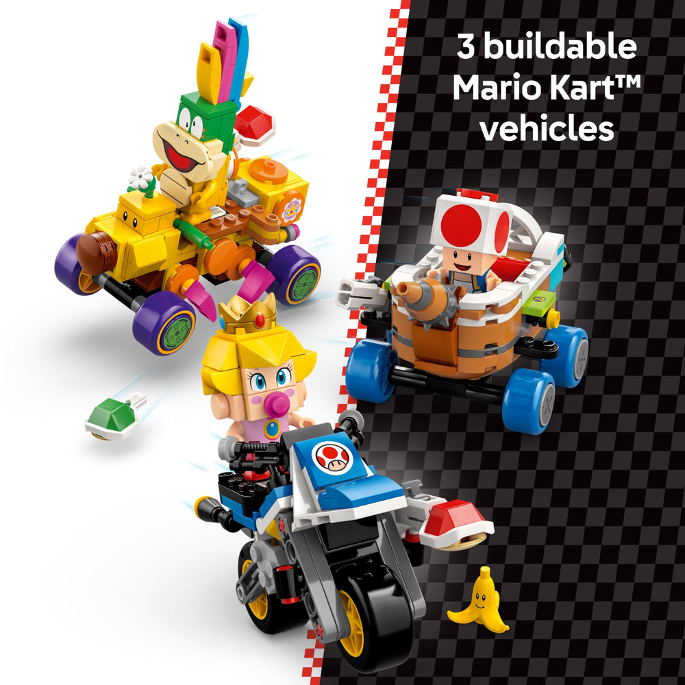 LEGO Super Mario Wild Wiggler vehicle design encourages action-packed play.
