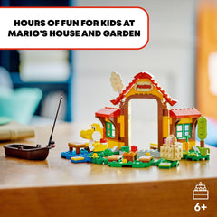 LEGO Super Mario Yellow Yoshi figure image: charming character for interactive play with LEGO Mario