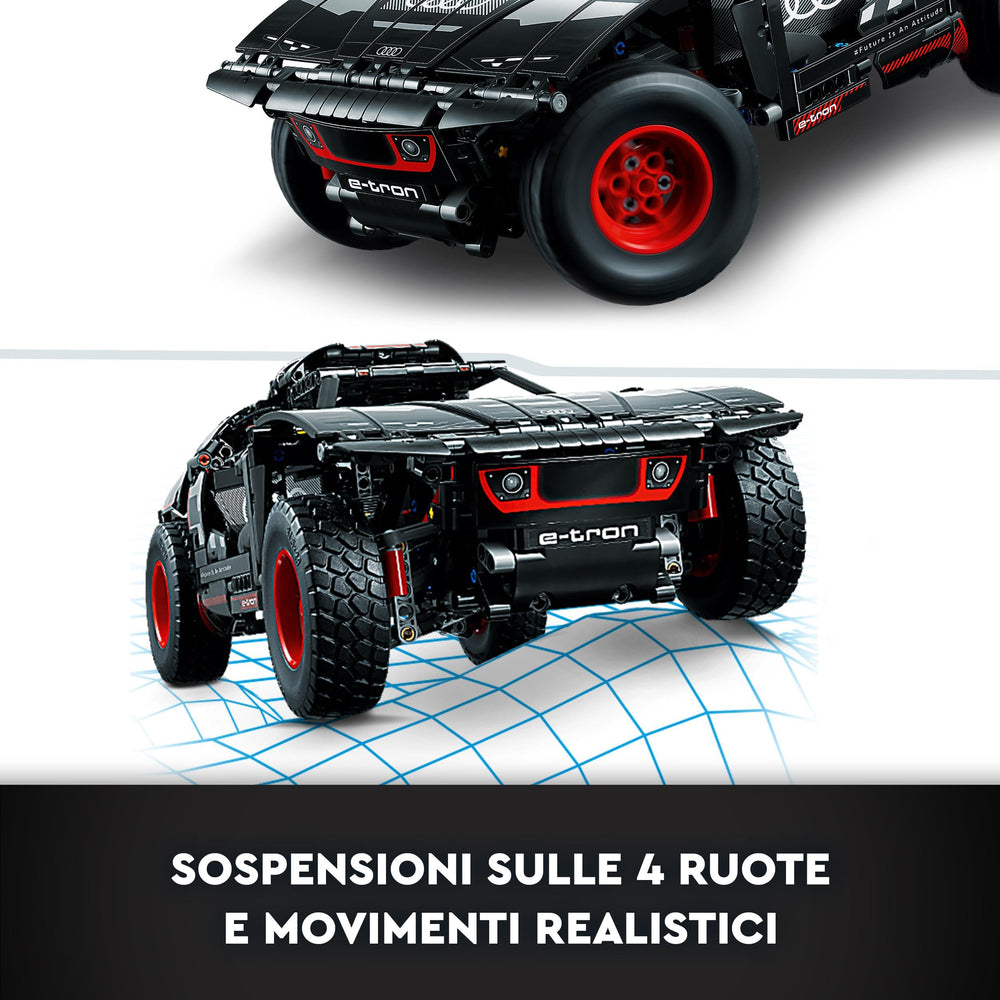 LEGO Technic Audi RS Q e-tron 42160 app control panel image reveals remote steering capability