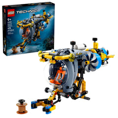 LEGO Technic Deep-Sea Submarine cockpit with controls for young explorers.
