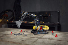 LEGO Technic Heavy-Duty Excavator 42121 cones and stones encourage outdoor inspired play