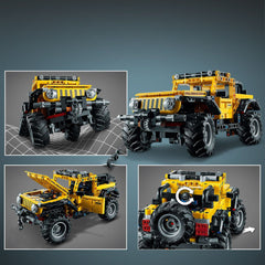 LEGO Technic Jeep Wrangler 42122 spare tire mirrors authentic off-road details