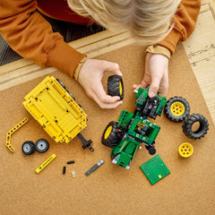 LEGO Technic John Deere 9620R cab turning seat encourages interactive building