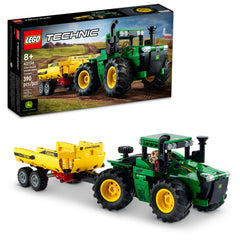LEGO Technic John Deere 9620R tractor with trailer for immersive farming play