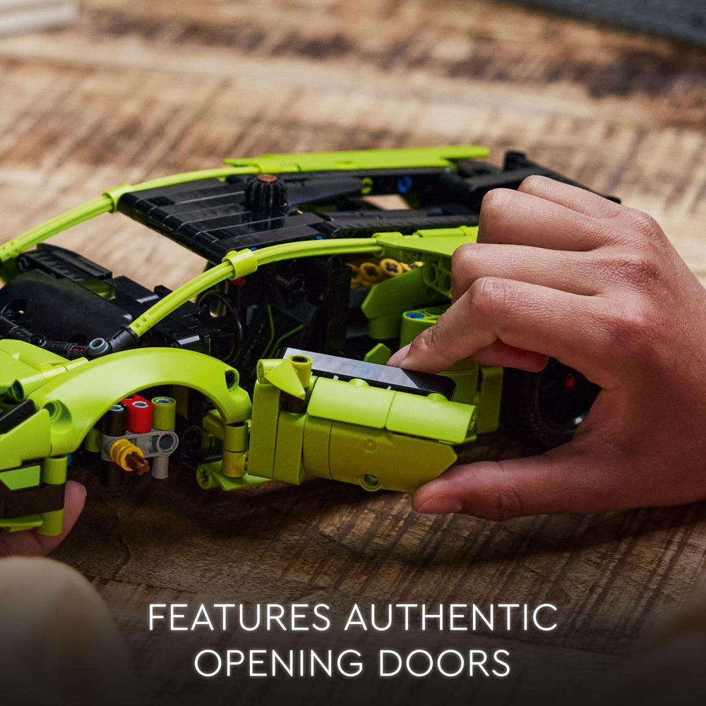 LEGO Technic Lamborghini Huracán Tecnica detailed building steps in construction