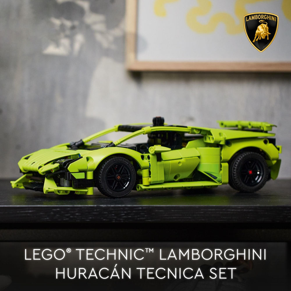 LEGO Technic Lamborghini Huracán Tecnica opening doors showing interior