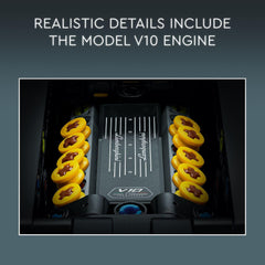 LEGO Technic Lamborghini Huracán Tecnica steering mechanism for interactive play