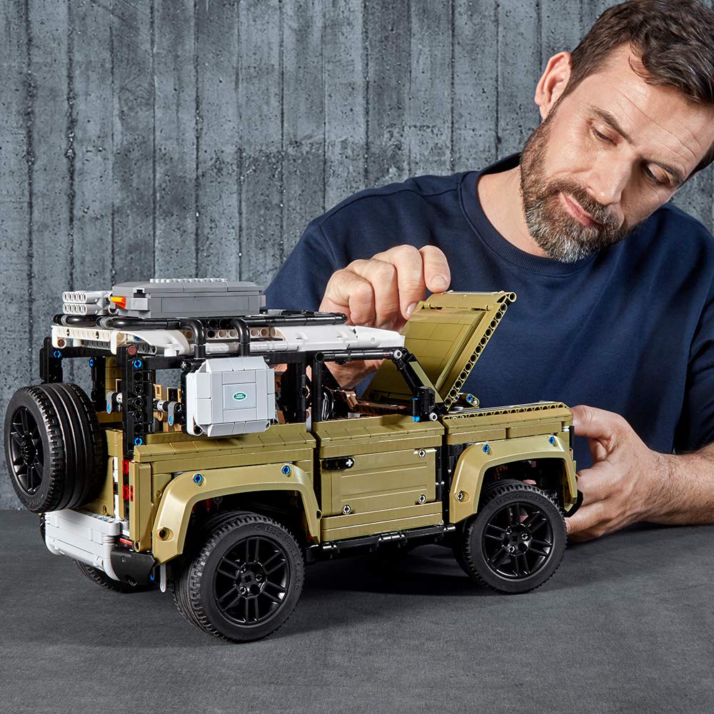 LEGO Technic Land Rover Defender 42110 engine pistons moving for realism
