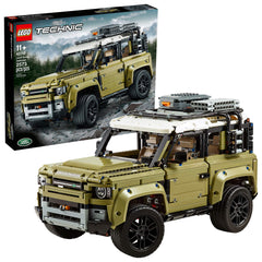 LEGO Technic Land Rover Defender 42110 full model on display for collectors and fans