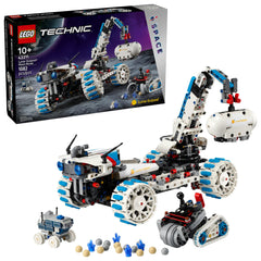 LEGO Technic Lunar Outpost Moon Rover detailed model for space STEM play