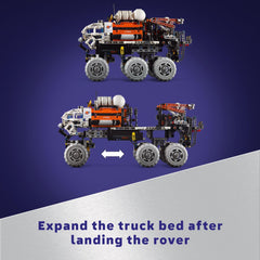 LEGO Technic Mars Rover crane enables lifting gear and the robot rover