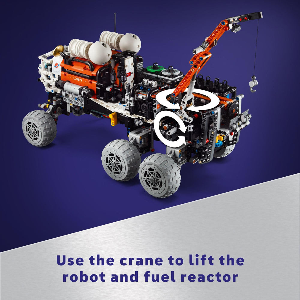 LEGO Technic Mars Rover living quarters interior invites mini-figure scenes
