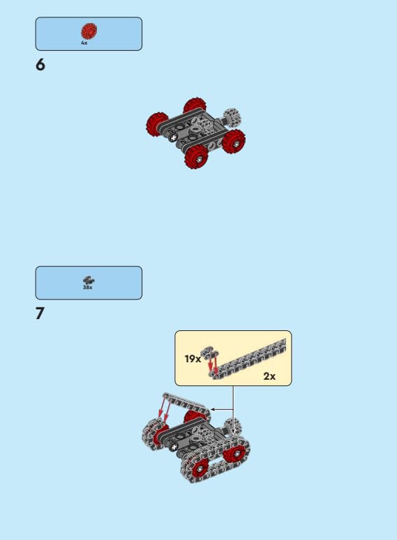 LEGO Technic mini-set packaged in a standard LEGO pack for gifting