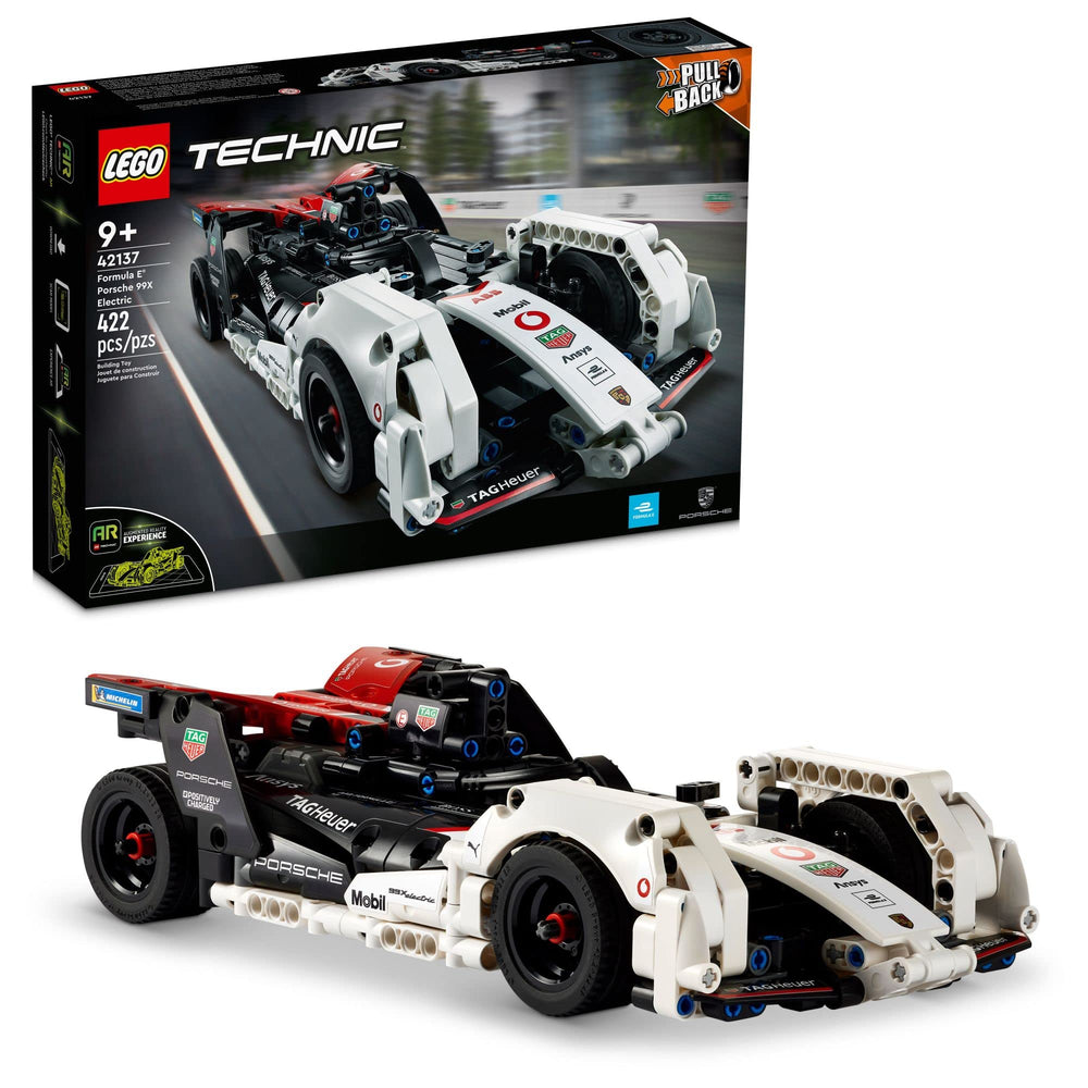 LEGO Technic Porsche 99X AR model showcases authentic racing styling.