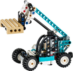 LEGO Telehandler 42133 pallet load accessory supports immersive on-site tasks and logistics storytelling.
