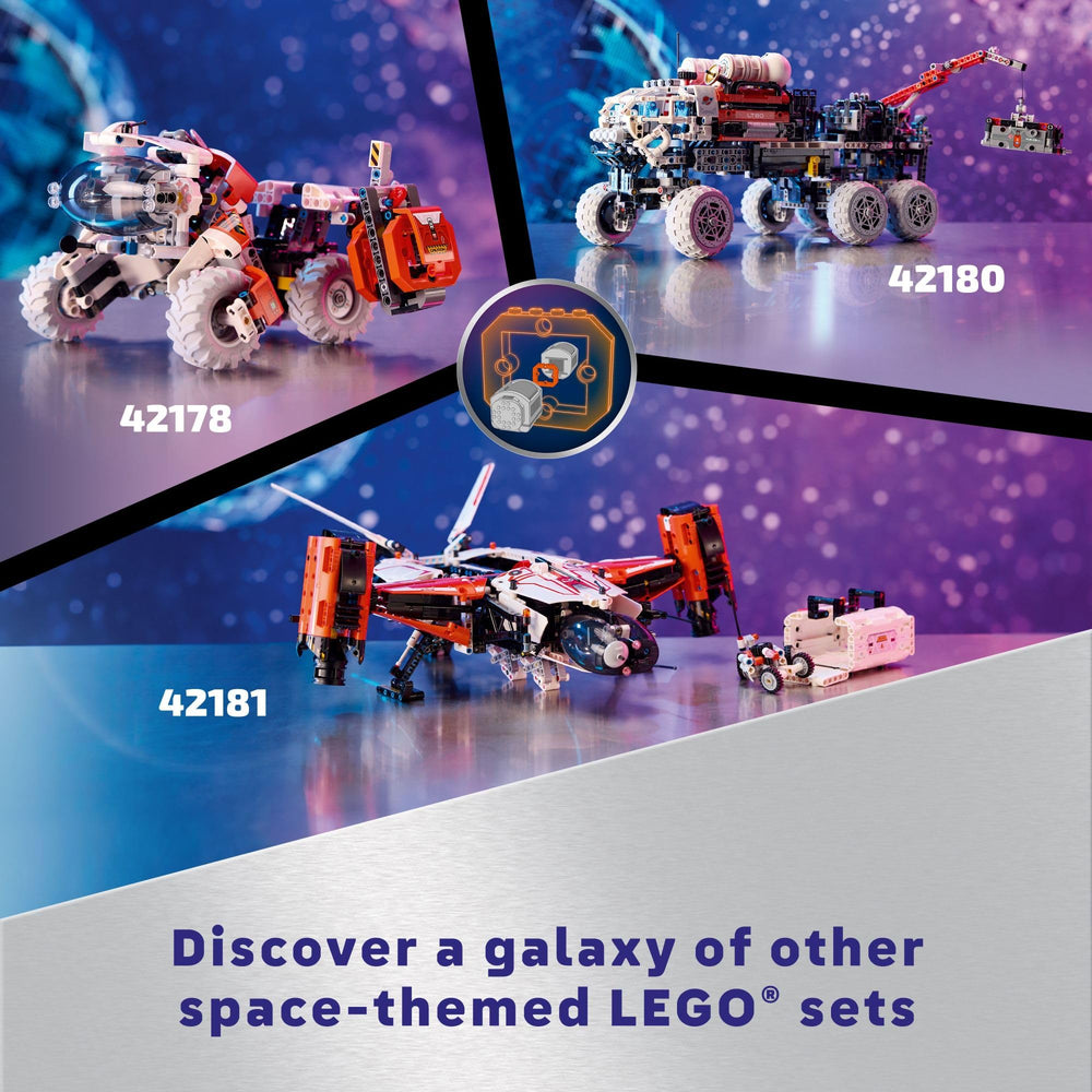 LEGO Technic VTOL LT81 extendable claw grabbing cargo pod