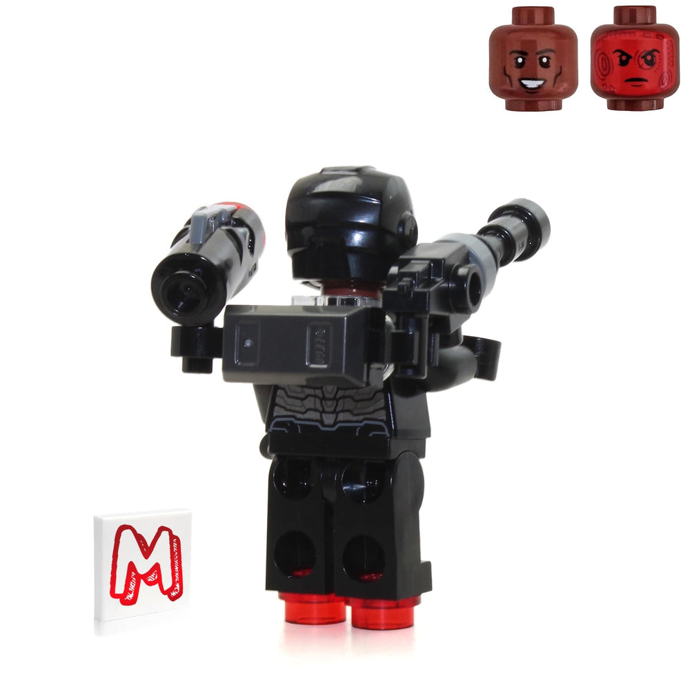 War Machine dual faces display for varied battle-ready expressions.