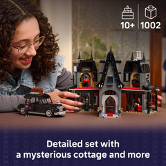 LEGO Wednesday Morticia's Cottage kitchen interior ready for pretend cooking
