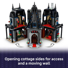 LEGO Wednesday Morticia's Cottage séance room for spooky investigations