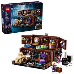 LEGO Wednesday Things apartment trunk open reveals cozy living space for imaginative play and storytelling