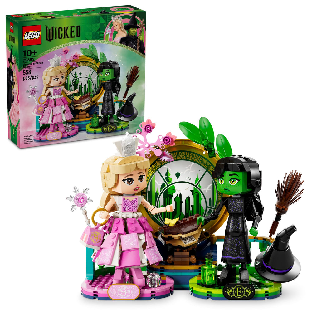 LEGO Wicked Elphaba figure display ready for imaginative storytelling and poseable action.