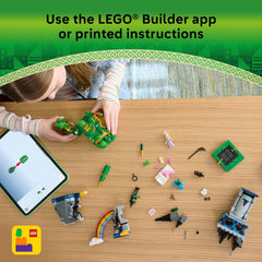 LEGO rainbow secret compartment adds mystery and exploration opportunities.